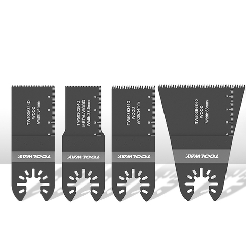 4pcs Plumber's Multi Tool Blade Set
